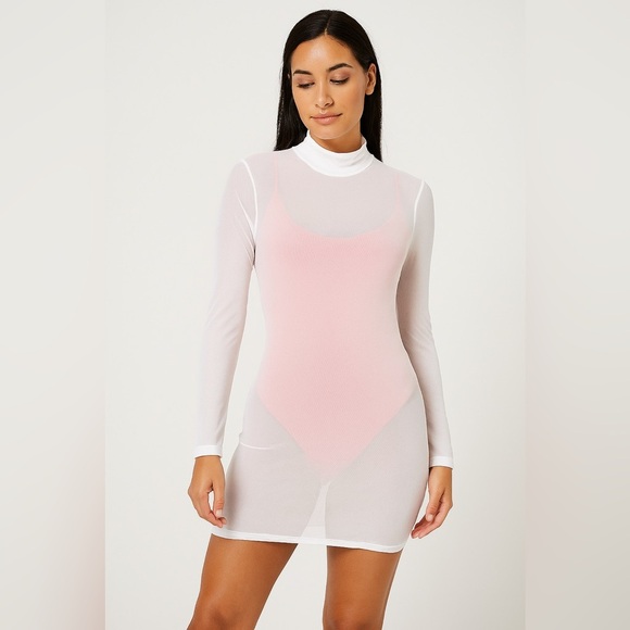 Fashion Nova Other - XS, Bodies of Water Coverup - White | Long Sleeve | NWT | Fashion Nova